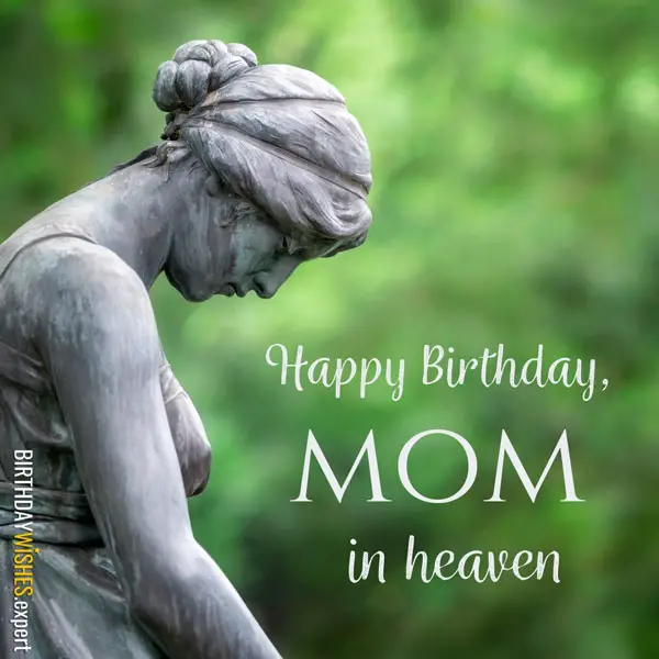 happy birthday in heaven mom poem