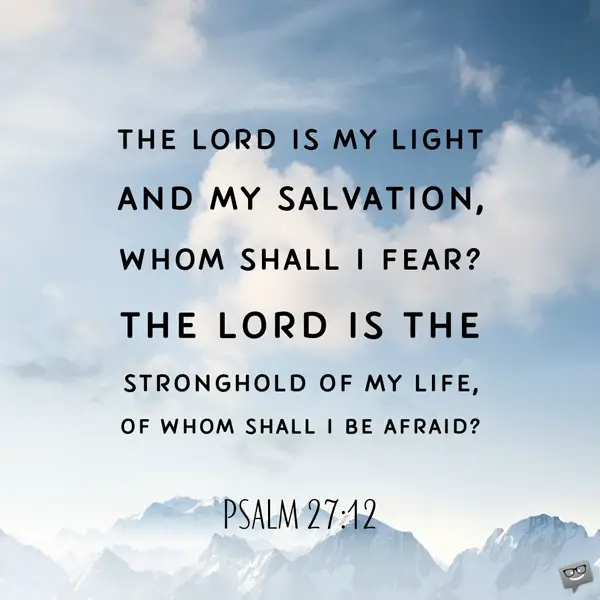 bible the lord is my light and my salvation