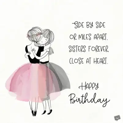 Cute Little Sister Quotes Happy Birthday, Little Sister! | 33 Wishes For Her