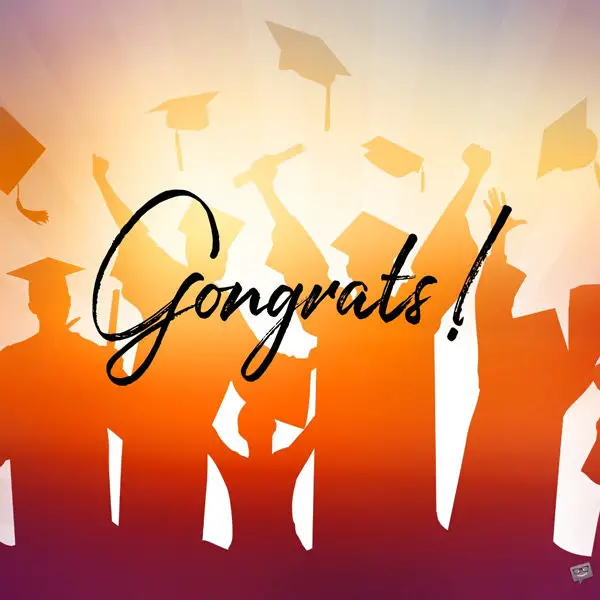 high-school-graduation-wishes-7 | Birthday Wishes Expert A happy graduation image for high school graduates.