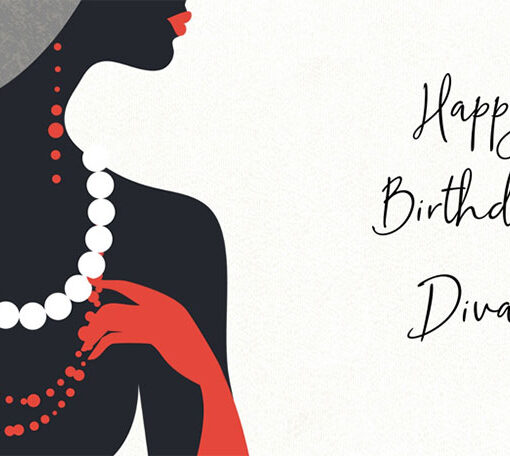 Happy Birthday image for a Diva.