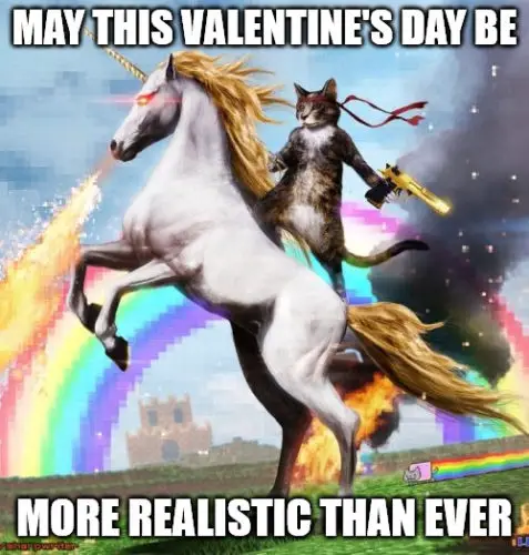 May this Valentine's Day be more realistic than ever - Welcome to the internets meme