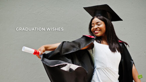 Featured image for a blog post that provides Graduation Wishes.