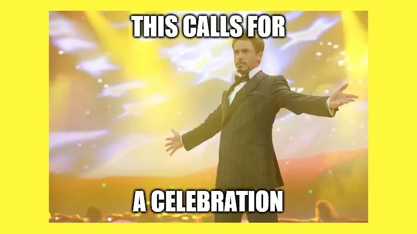 25 Celebration Memes.