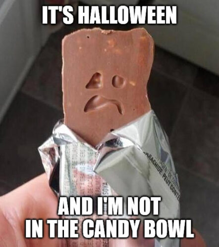 Shakeology Sad Halloween Candy Bar Meme