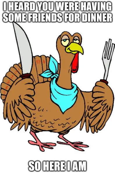 Turkey Utencils Thnaksgiving Meme