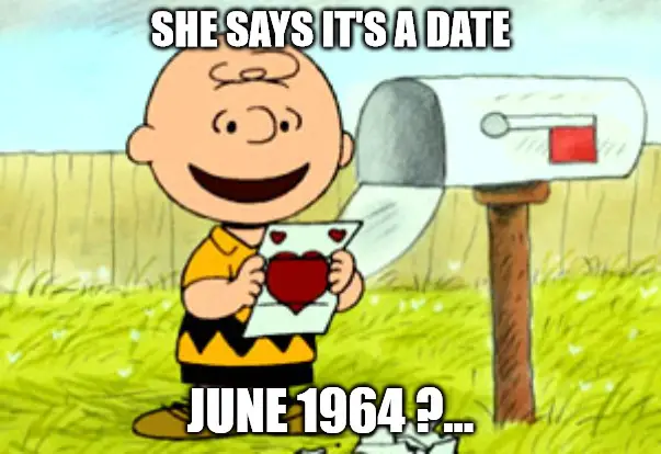 Charlie Brown Valentine letter meme