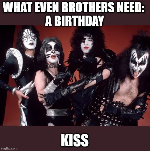 Birthday kiss meme | Birthday Wishes Expert Happy Birthday brother meme