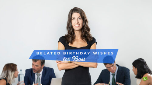 Featured image for belated birthday wishes for boss.