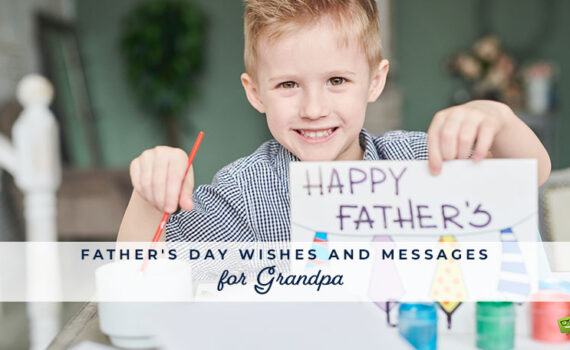 Featured image for a blog post with father's day wishes for Grandpa.