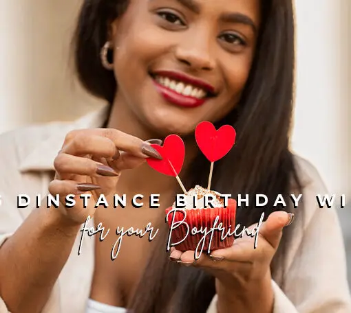 Featured image for a blog post with long distance birthday wishes for boyfriend.