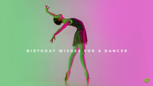 Birthday wishes for a dancer
