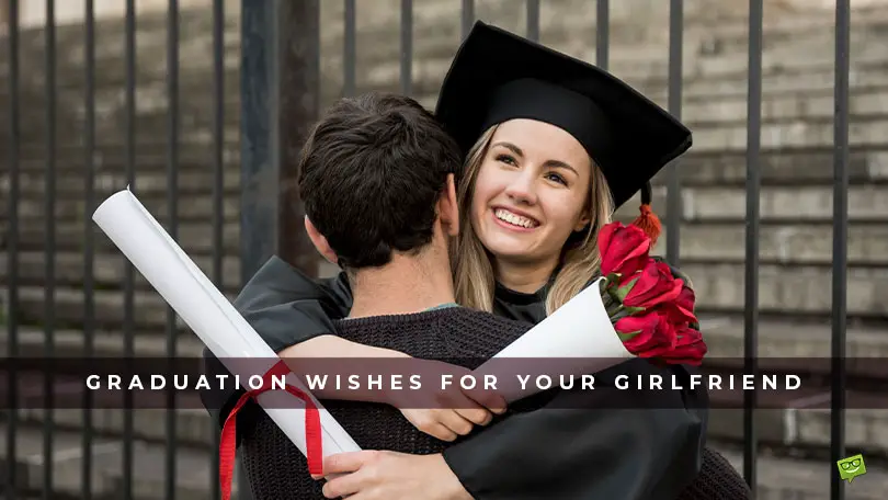 Featured image for a blog post with Graduation Wishes for your Girlfriend