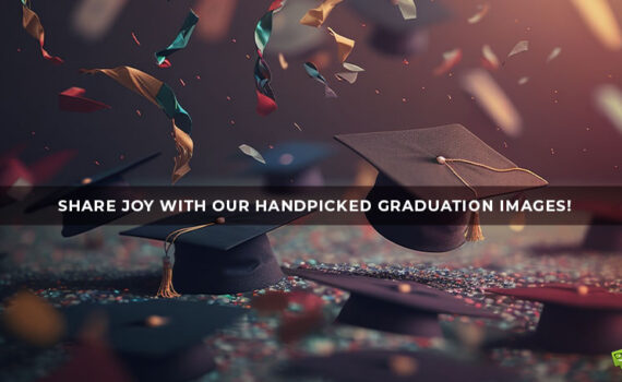 Featured image for a blog post with Happy Graduation Images our readers can share and post online.