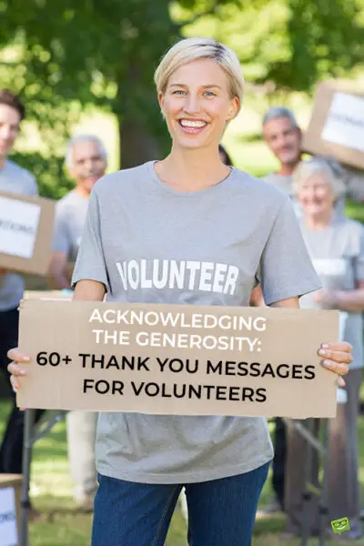 60+ Thank you Messages for Volunteers for Their Generosity